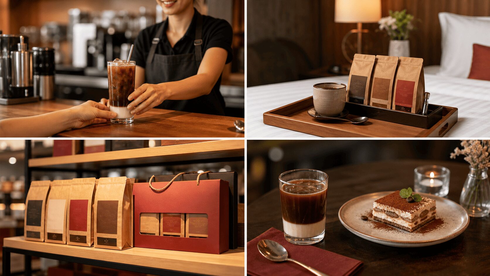 カフェ、ホテル、物販、飲食店でベトナムコーヒーを導入する利用シーン